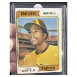 1974 Topps Dave Winfield Baseball Card