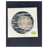 1899 Barber Quarter Coin