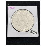 1886 Morgan Silver Dollar Coin