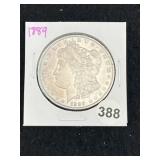 1889 Morgan Silver Dollar Coin