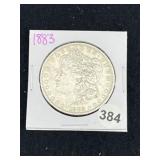 1883 Morgan Silver Dollar Coin
