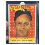 1958 Topps Nellie Fox Baseball Card