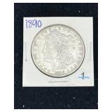 1890 Morgan Silver Dollar Coin