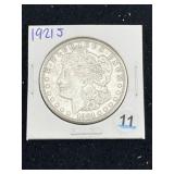 1921 S Morgan Silver Dollar Coin