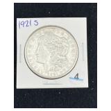 1921 S Morgan Silver Dollar Coin