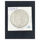 1904 O Morgan Silver Dollar Coin