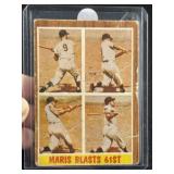 1962 Topps Roger Maris Baseball Card