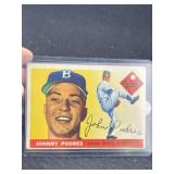 1955 Topps Johnny Podres Baseball Card