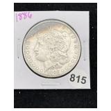 1886 Morgan Silver Dollar Coin