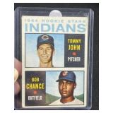 1964 Topps Rookie Tommy John & Bob Chance Baseball