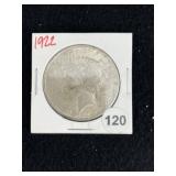 1922 Peace Silver Dollar Coin