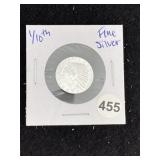 1/10th Fine Silver Coin
