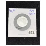 1/10th Fine Silver Coin