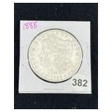 1888 Morgan Silver Dollar Coin