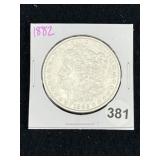 1882 Morgan Silver Dollar Coin