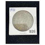 1921 Morgan Silver Dollar Coin
