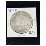 1899 O Morgan Silver Dollar Coin