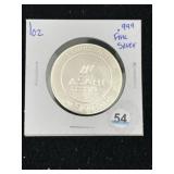 One Ounce .999 Fine Silver Coin