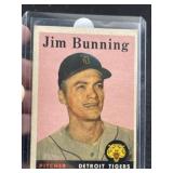 1958 Topps Jim Bunning Baseball Card
