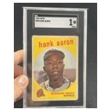 1959 Topps Hank Aaron Baseball Card