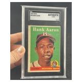 1958 Topps Hank Aaron Baseball Card