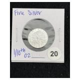 1/10th Fine Silver Coin