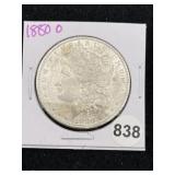 1880 O Morgan Silver Dollar Coin