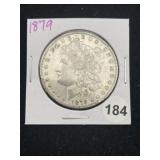 1879 Morgan Silver Dollar Coin