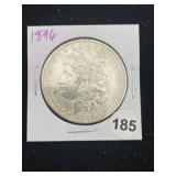 1896 Morgan Silver Dollar Coin