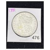 1881 Morgan Silver Dollar Coin