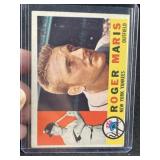 1960 Topps Roger Maris Baseball Card