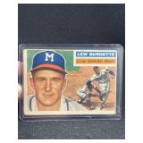 1956 Topps Lew Burdette Baseball Card