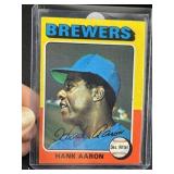 1975 Topps Hank Aaron Baseball Card