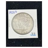 1923 Peace Silver Dollar Coin