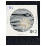 1914 Mercury Dime Coin