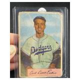 1954 Bowman Carl Erskine Baseball Card