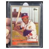 2000 Topps Hank Aaron Baseball Card