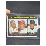 1967 Topps Hank Aaron Willie Mays Baseball Card