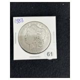 1883 Morgan Silver Dollar Coin