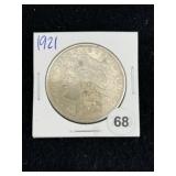 1921 Morgan Silver Dollar Coin