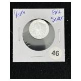 1/10th Fine Silver Coin