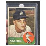1963 Topps Roger Maris Baseball Card