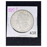 1882 S Morgan Silver Dollar Coin