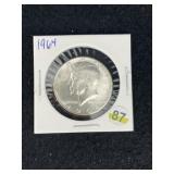 1964 Kennedy Half Dollar Silver Coin