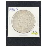 1926 S Peace Silver Dollar Coin