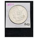 1883 O Morgan Silver Dollar Coin