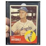 1963 Topps Don Drysdale Baseball Card