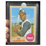 1968 Topps Bob Clemente Baseball Card
