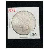 1922 Peace Silver Dollar Coin