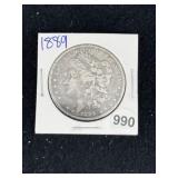 1889 Morgan Silver Dollar Coin